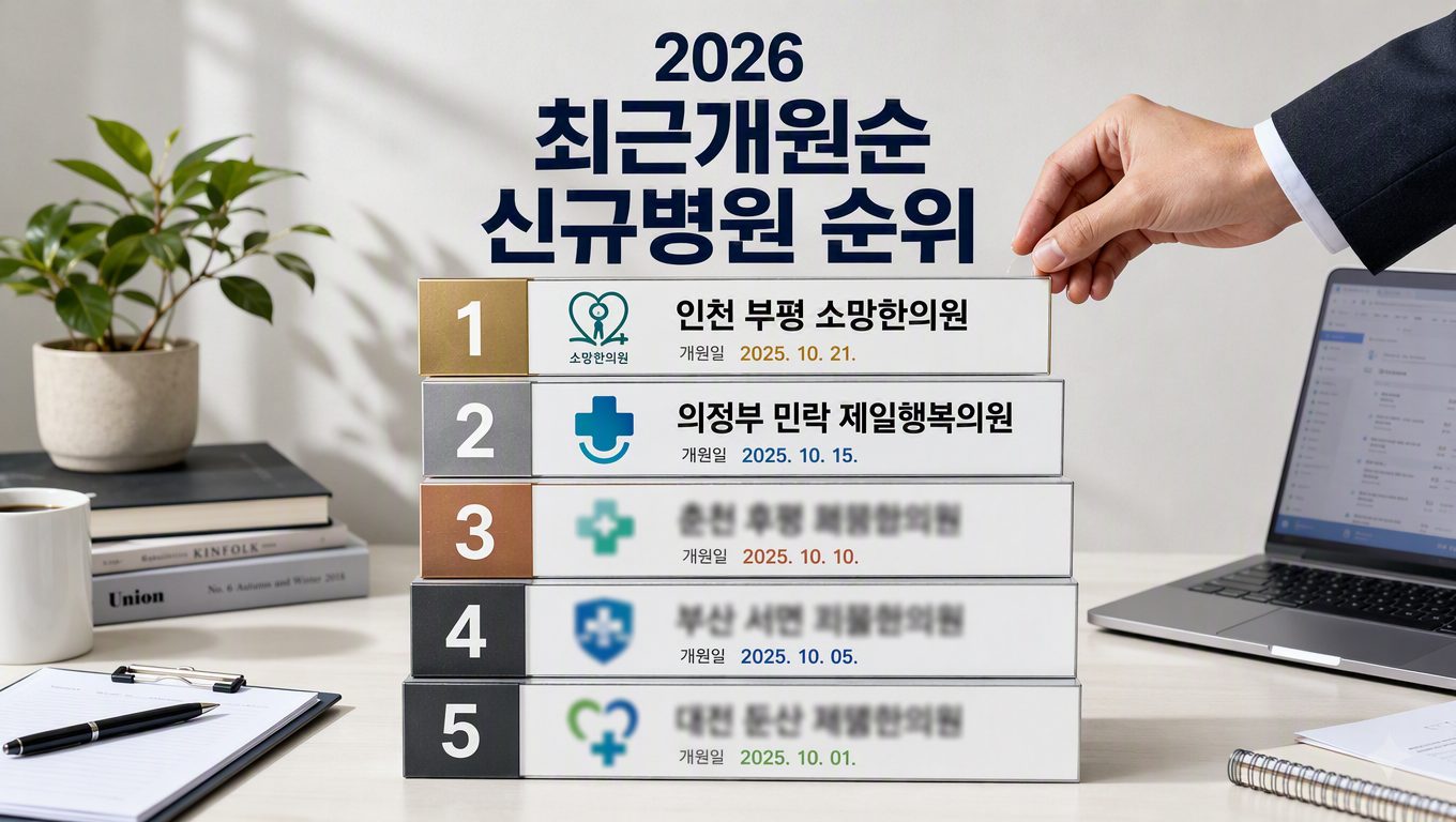 신규병원 정보 업데이트 주기 안내