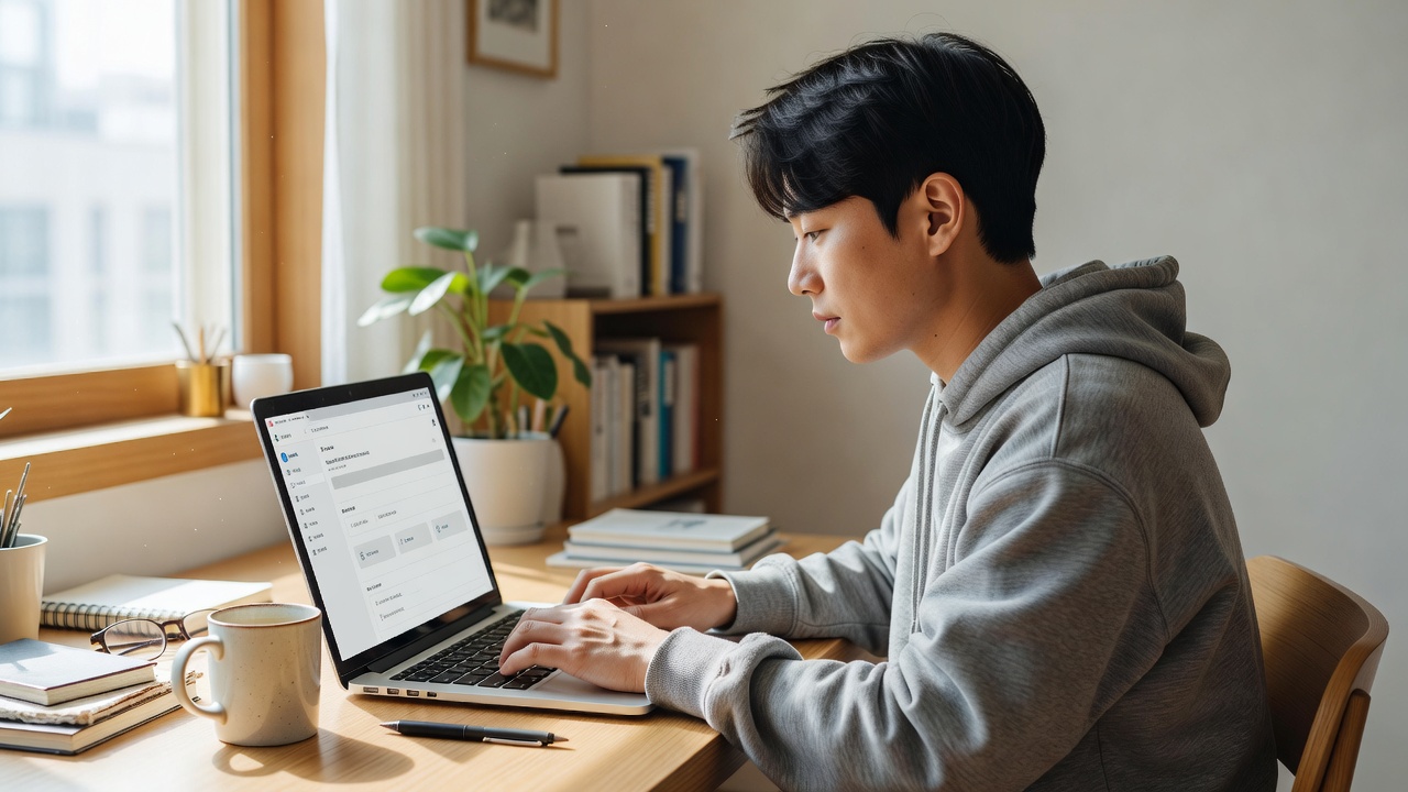 병원정보 검색 서비스를 이용하는 모습