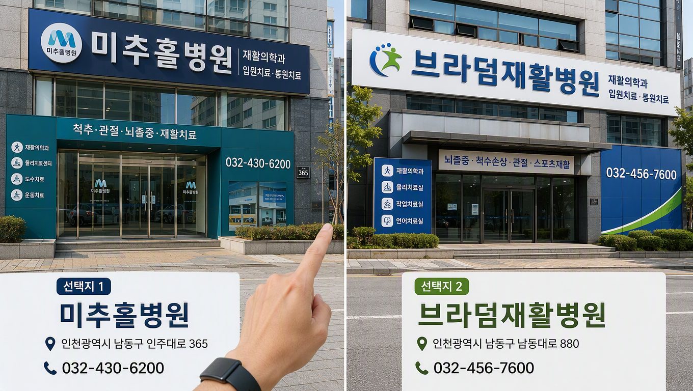 인천재활병원 연락처와 재활치료 안내