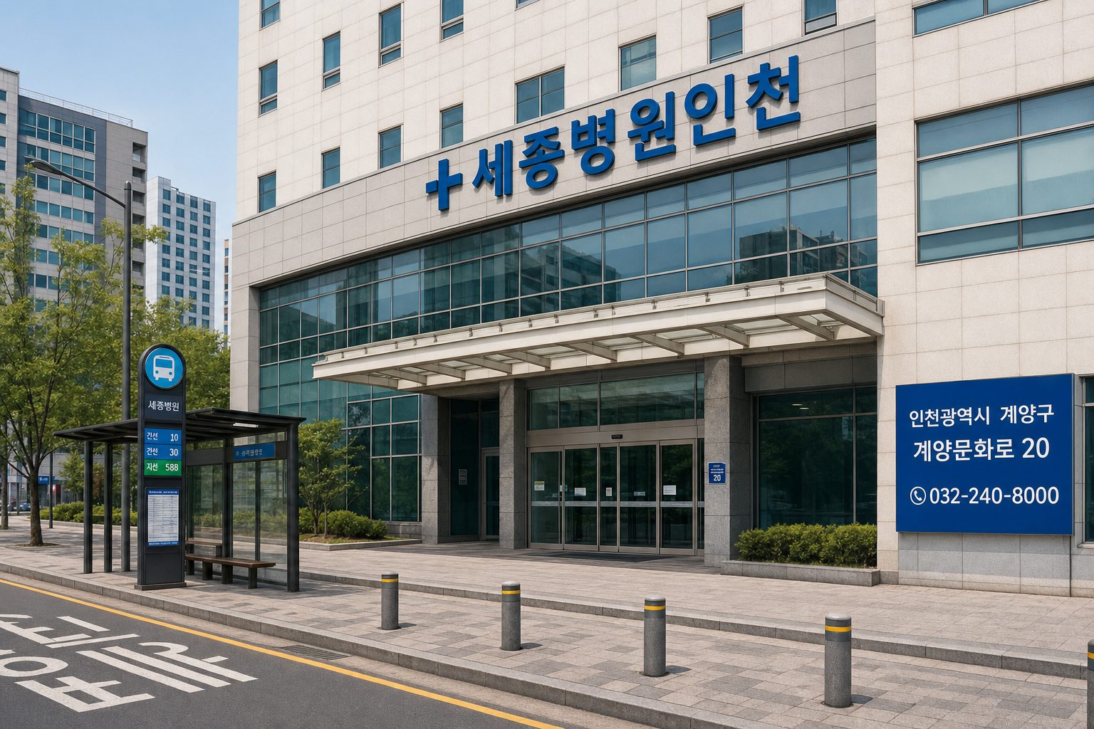 세종병원인천 전화번호 및 위치 정보