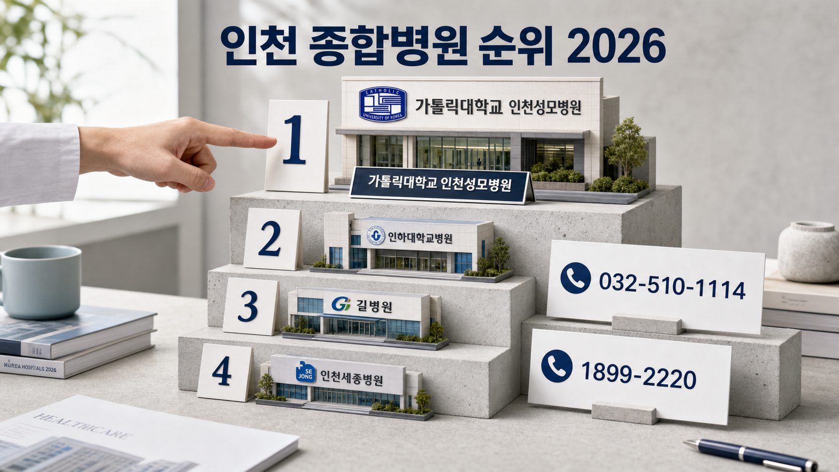 인천종합병원 전화번호와 진료과목 정리