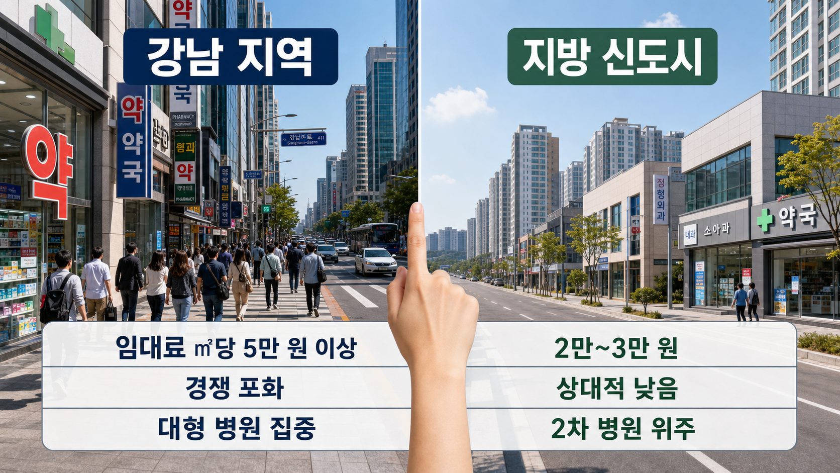 약국자리 선정 시 상권 분석 기준