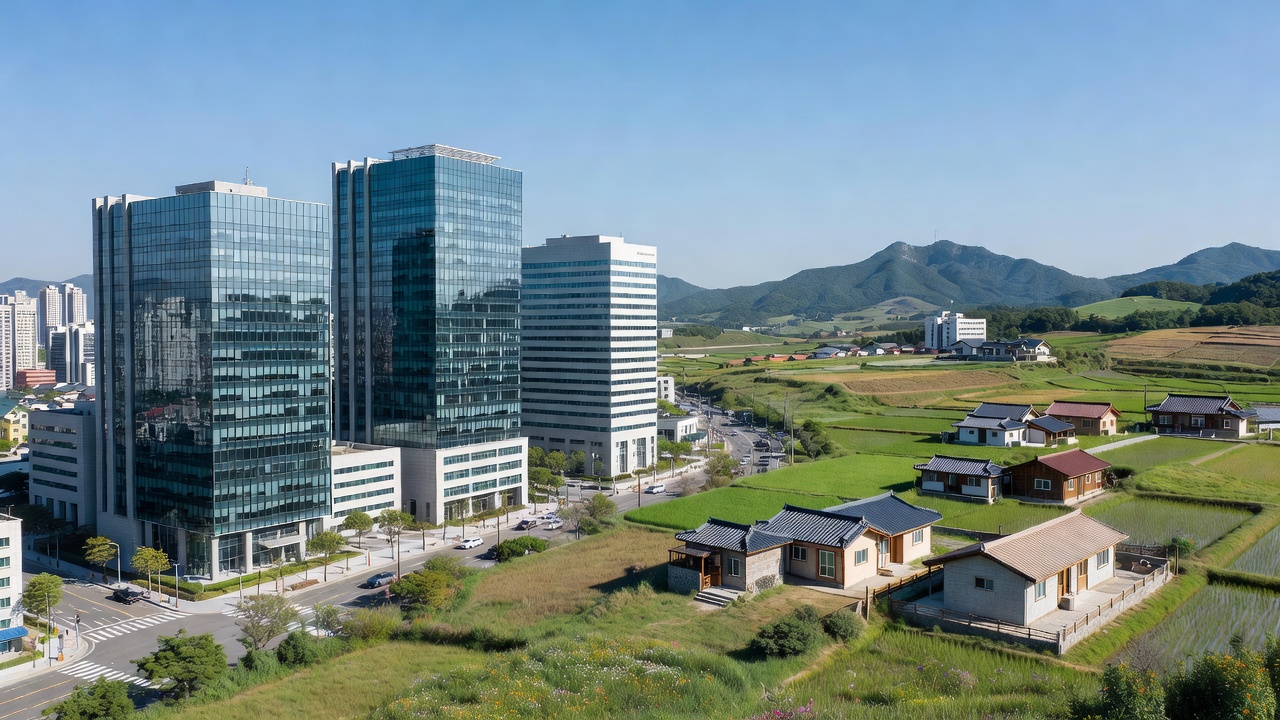 전국병원의 도시와 농촌 분포 현황을 보여주는 사진