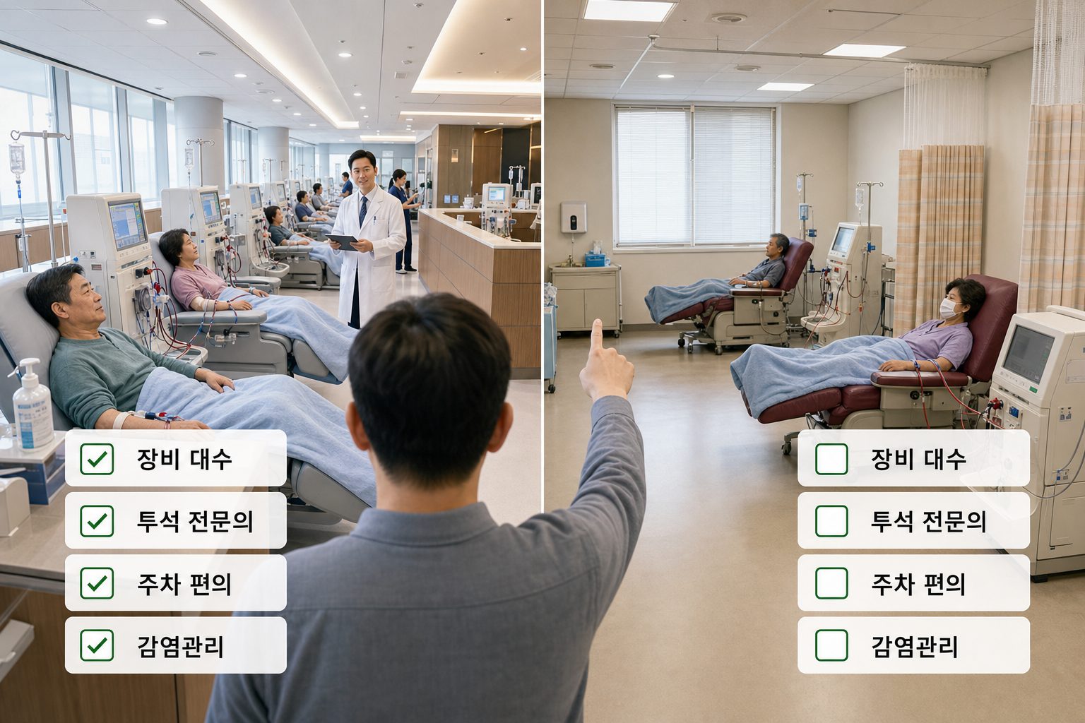 인공신장실 선택 시 비교 기준과 병원별 차이점