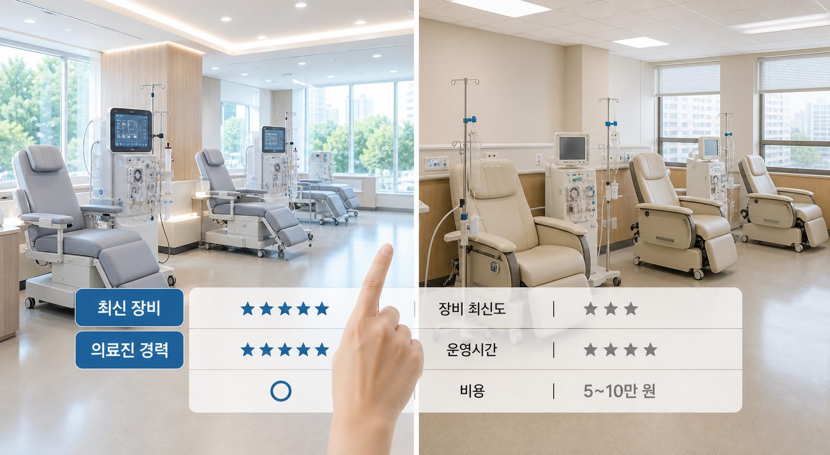 인공신장 치료를 위한 병원 비교 기준과 추천 방법