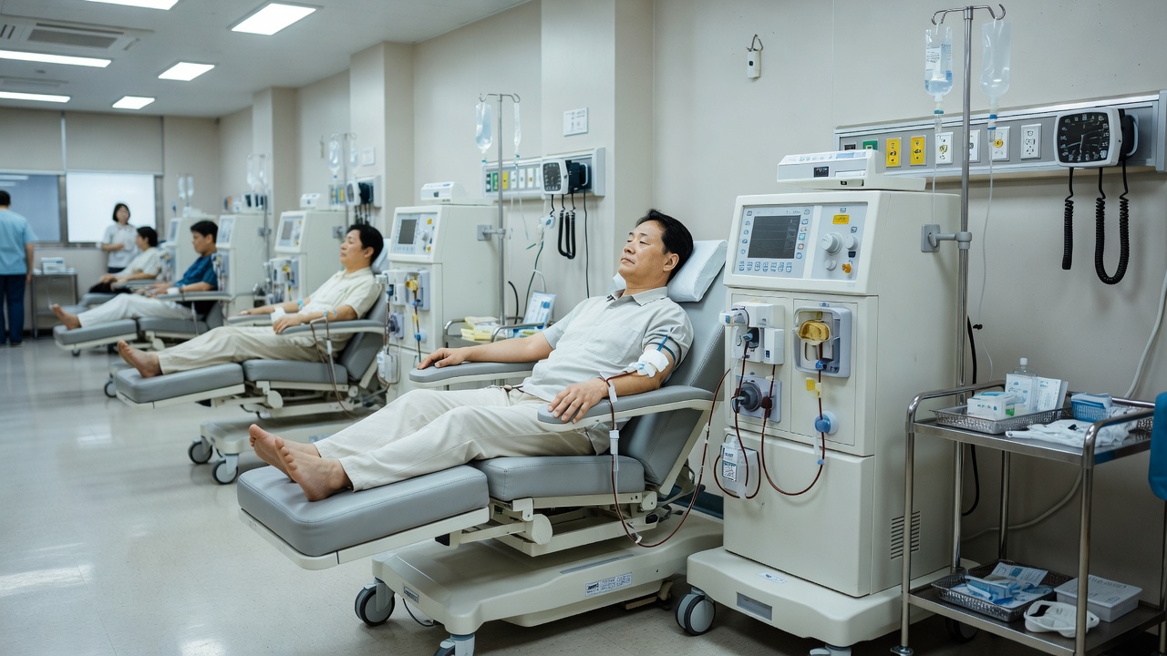 혈액투석병원에서 받는 치료 횟수와 시간