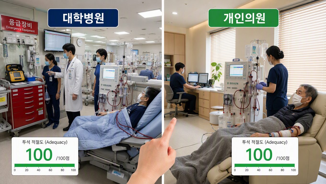 투석실 선택 기준과 병원별 장비·의료진 비교 방법