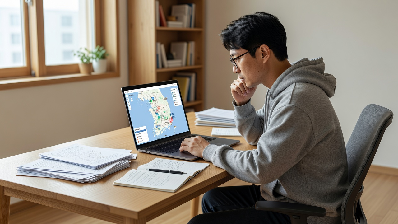 지역별 병원주소 확인 단계 안내