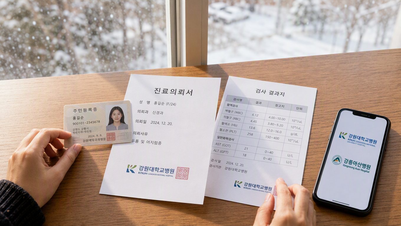 강원도 큰 병원 방문 전 반드시 확인할 준비물과 주의사항