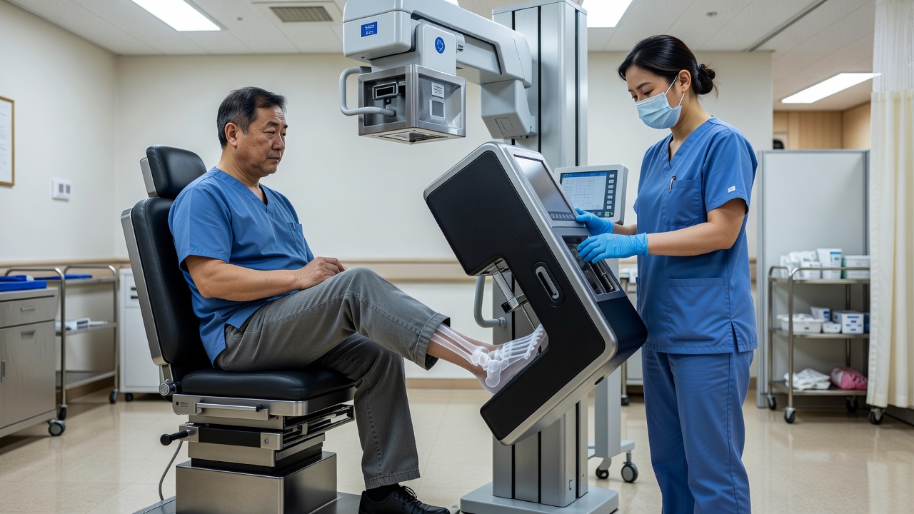 정형외과 x ray 가격이 실제로 얼마인지 알려주는 병원 장면