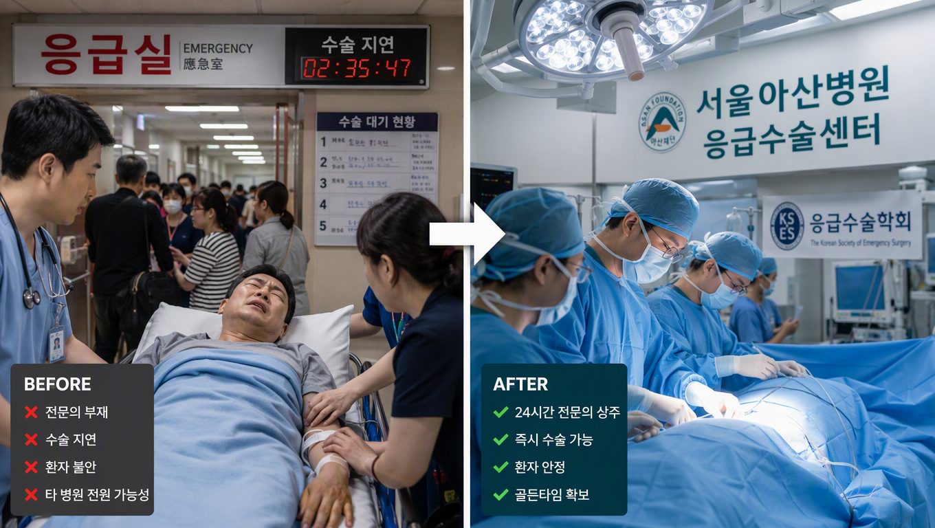응급수술학회 역할과 행사, 회원 병원 정보