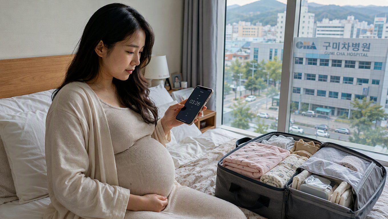 구미 산부인과 분만 징후와 입원 준비